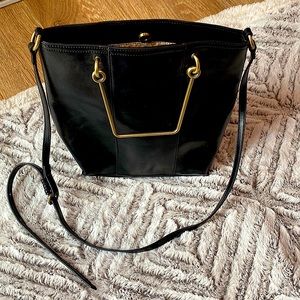 Elle Jae Gypset Black Vegan Leather Handbag
